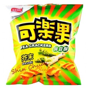 Pea Crackers-wasabi